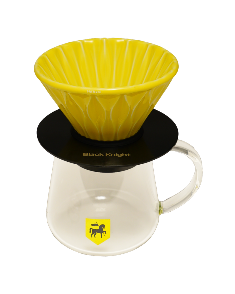 BlackKnight - Brewers Drippers Set Yellow - مجموعة التقطير لون أصفر