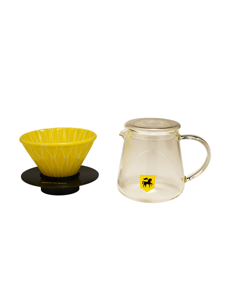 BlackKnight - Brewers Drippers Set Yellow - مجموعة التقطير لون أصفر