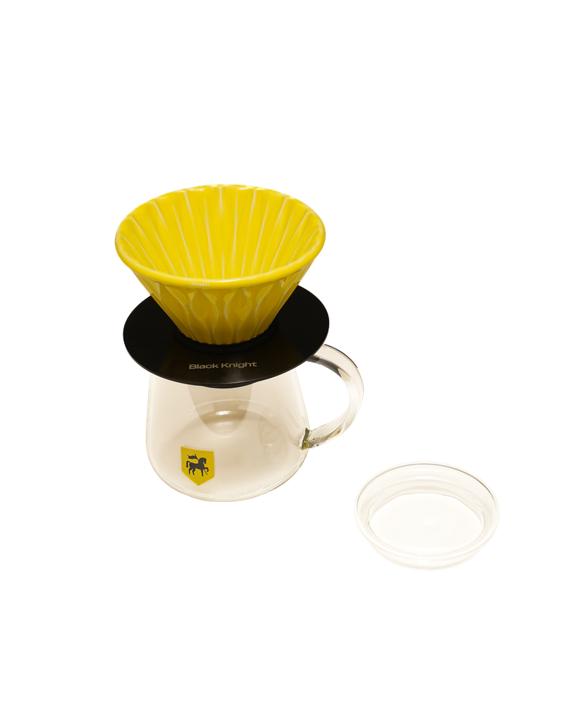 BlackKnight - Brewers Drippers Set Yellow - مجموعة التقطير لون أصفر