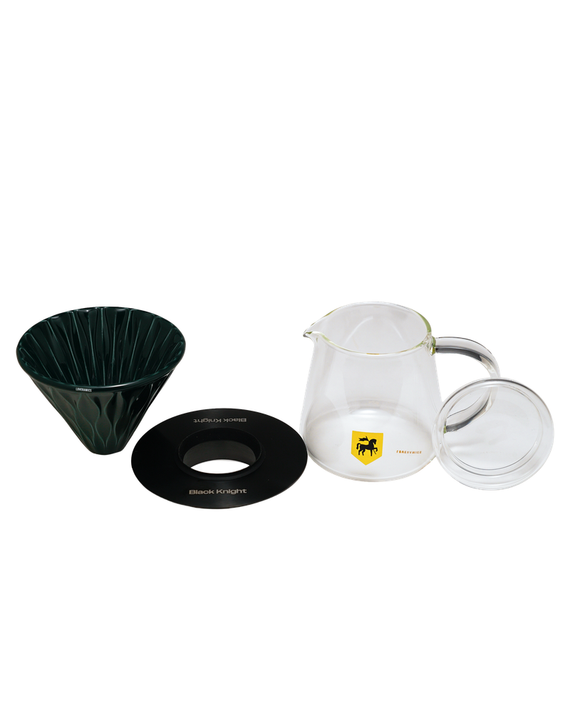 BlackKnight - Brewers Drippers Set Green - مجموعة التقطير لون زيتي