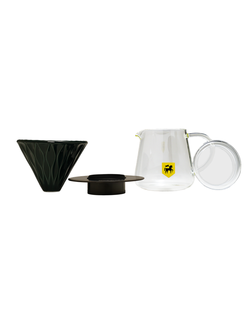 BlackKnight - Brewers Drippers Set Green - مجموعة التقطير لون زيتي