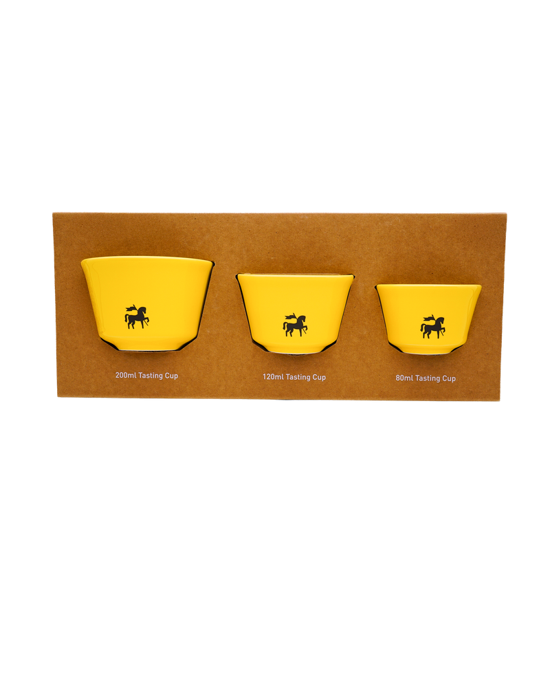 BlackKnight - Testing Cup SeT Yellow - مجموعة 3 أكواب أصفر Mikeal Jasin