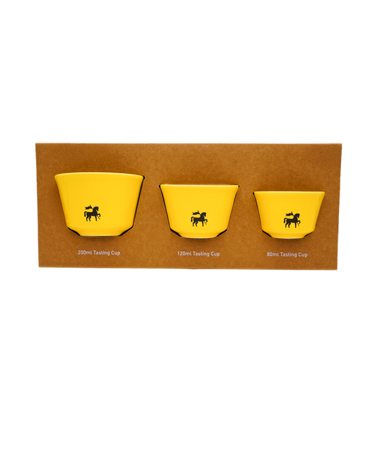 BlackKnight - Testing Cup SeT Yellow - مجموعة 3 أكواب أصفر Mikeal Jasin