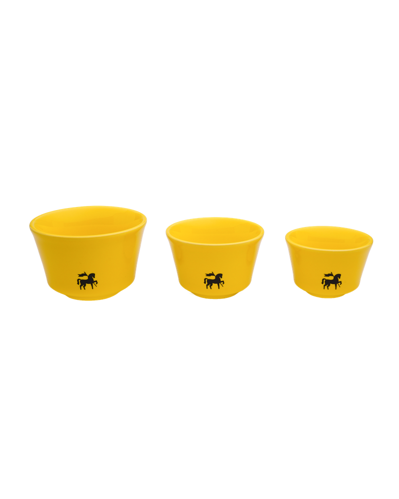 BlackKnight - Testing Cup SeT Yellow - مجموعة 3 أكواب أصفر Mikeal Jasin