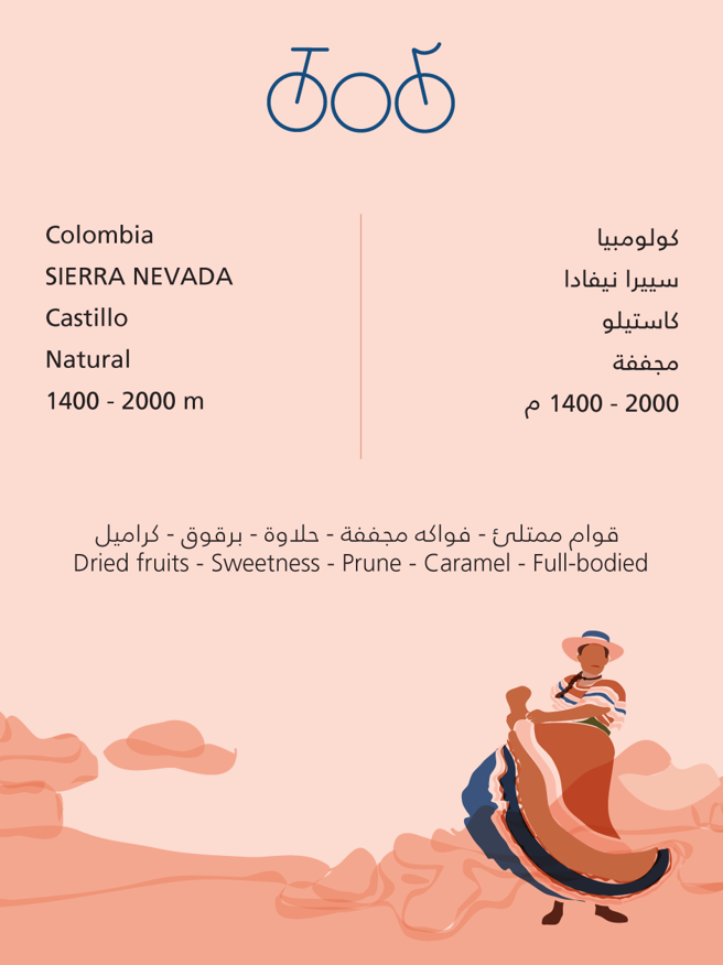 Tricycle Colombia Sierra Nevada 250g  - كولومبيا سييرا نيفادا