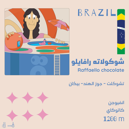 Olala - Brazil Raffaello chocolate 125g - شوكولاته رافايلو البرازيل