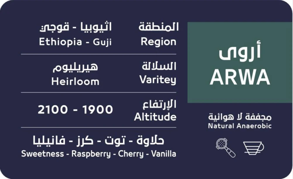 OSAR - Ethiopia Arwa 250g - اثيوبيا اروى لاهوائي