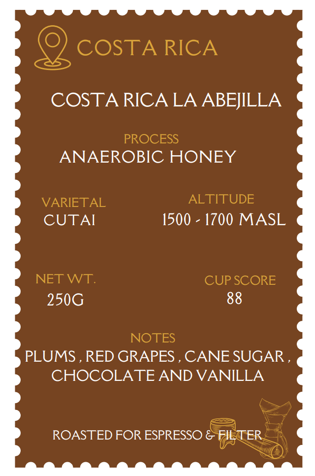 NAS -  CostaRica La Abejilla 250G