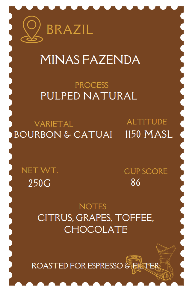 NAS - Brazil Minas Fazenda 250G