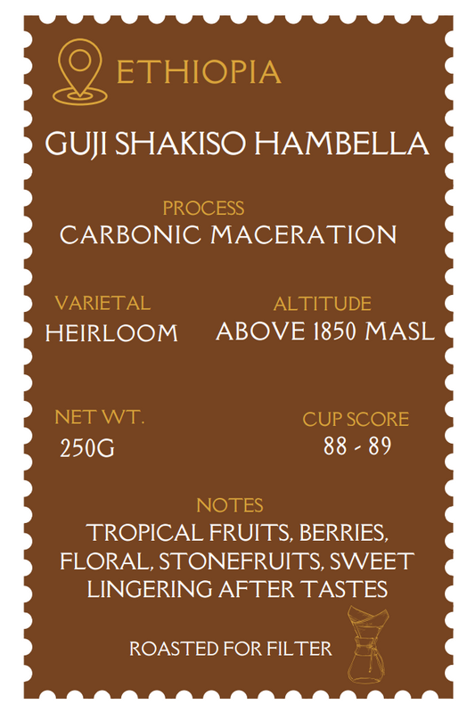 NAS - ETHIOPIA Guji Shakiso Hambella 250G