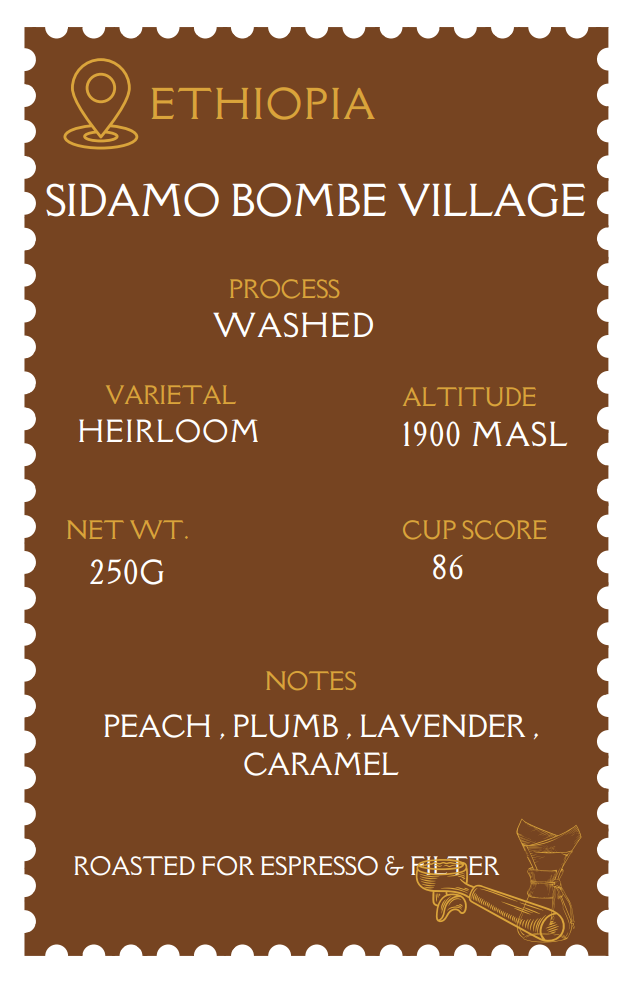 NAS -  Sidamo Bombe Village 250G