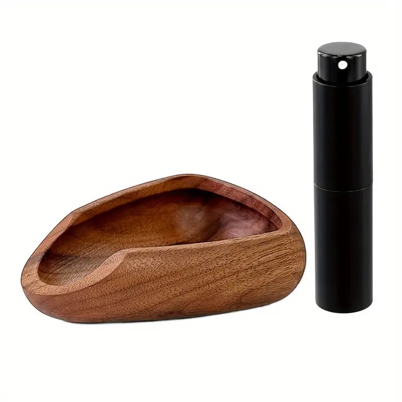 Wooden Dosing Cup with Spray for Beans