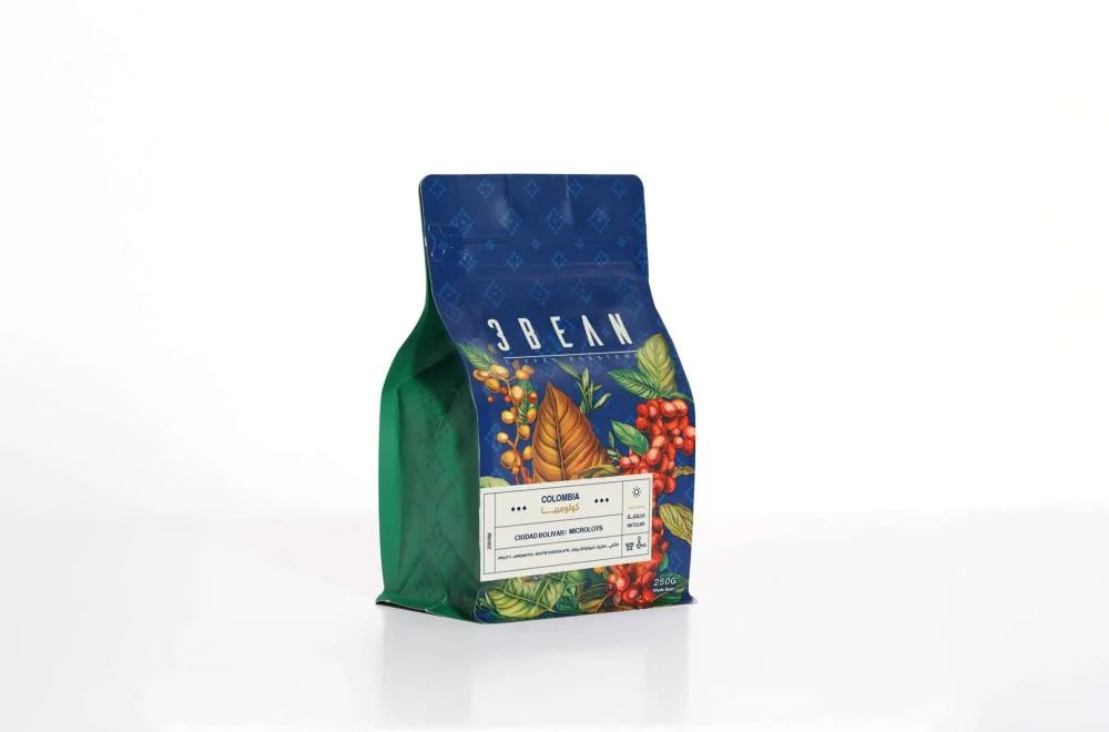 3BEAN - Colombia Ciudad Bolivar 250g - كولومبيا كويداد بوليفار