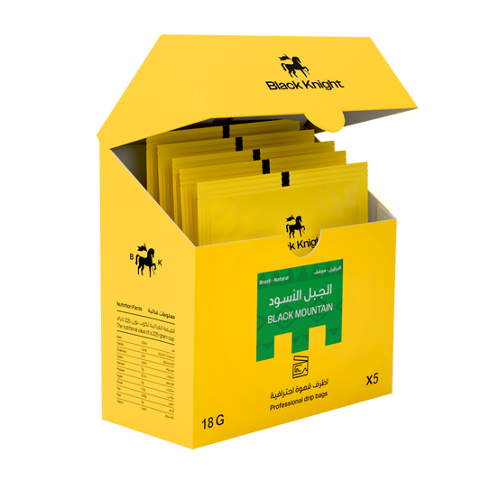 BlackKnight Drip Coffee  - أظرف قهوة الجبل الأسود